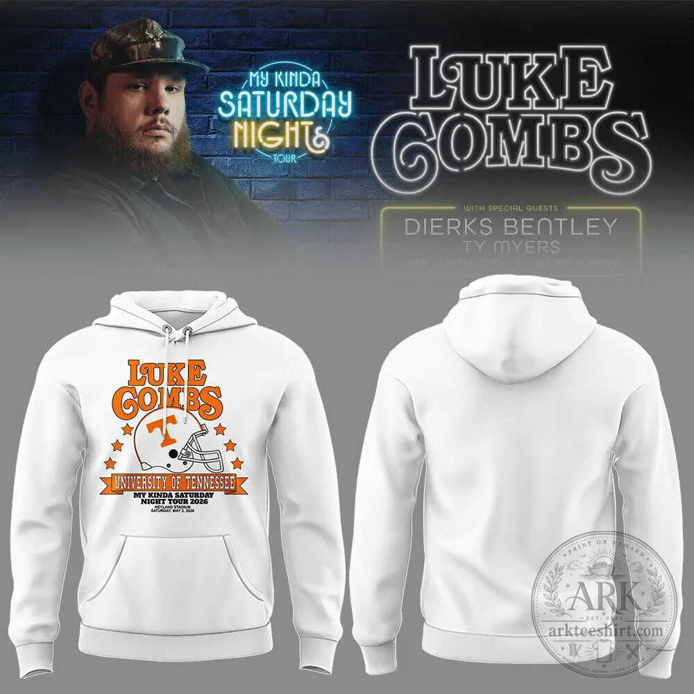 Luke Combs My Kinda Saturday Night Tour 2026 Hoodie at Neyland Stadium