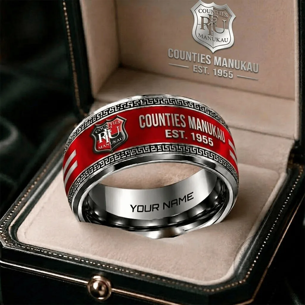 Counties Manukau Rugby Football Union Personalized Ring Gift