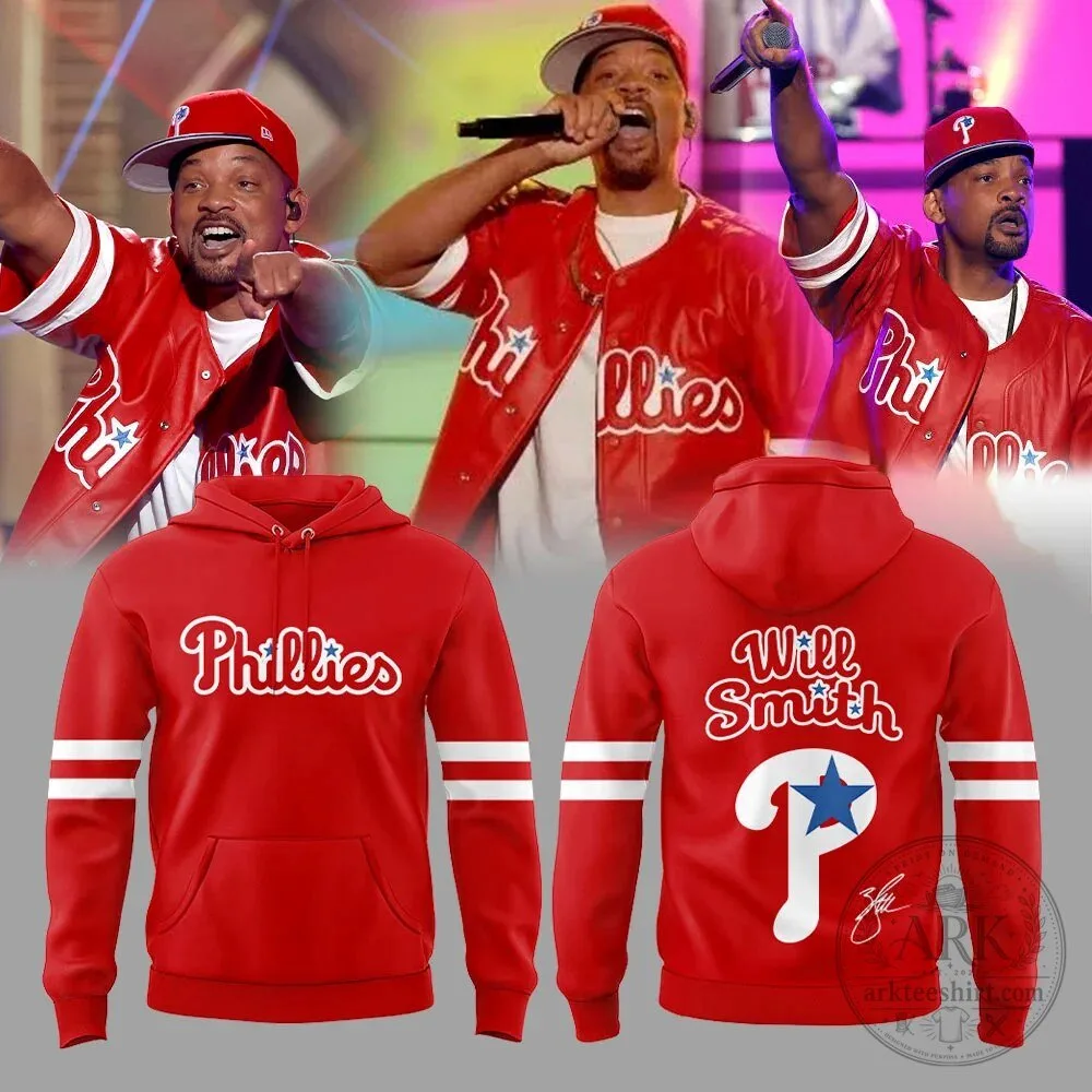 Philly Phillies Will Smith Red Baseball Hoodie