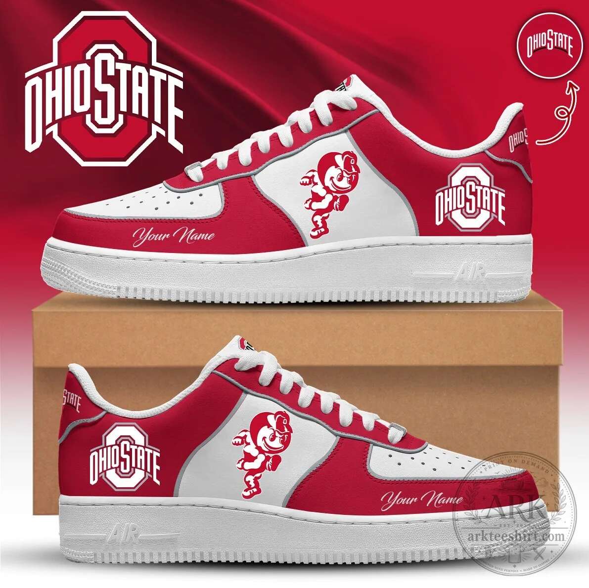 OSU x Low-Top Sneakers Ver 1