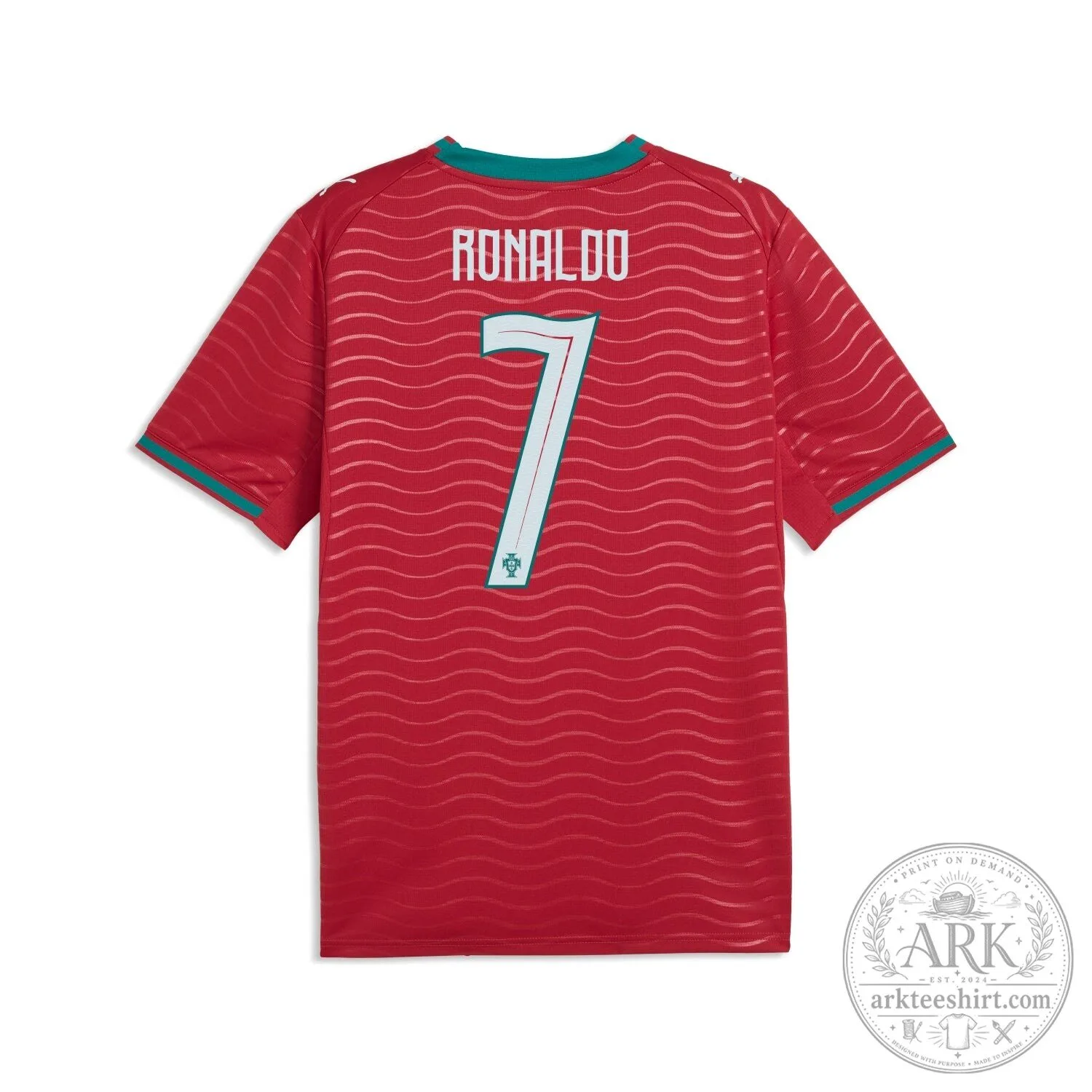 Ronaldo Portugal National Football Team Number 7 Red Home Jersey 2 Ronaldo Portugal National Football Team Number 7 Red Home Jersey