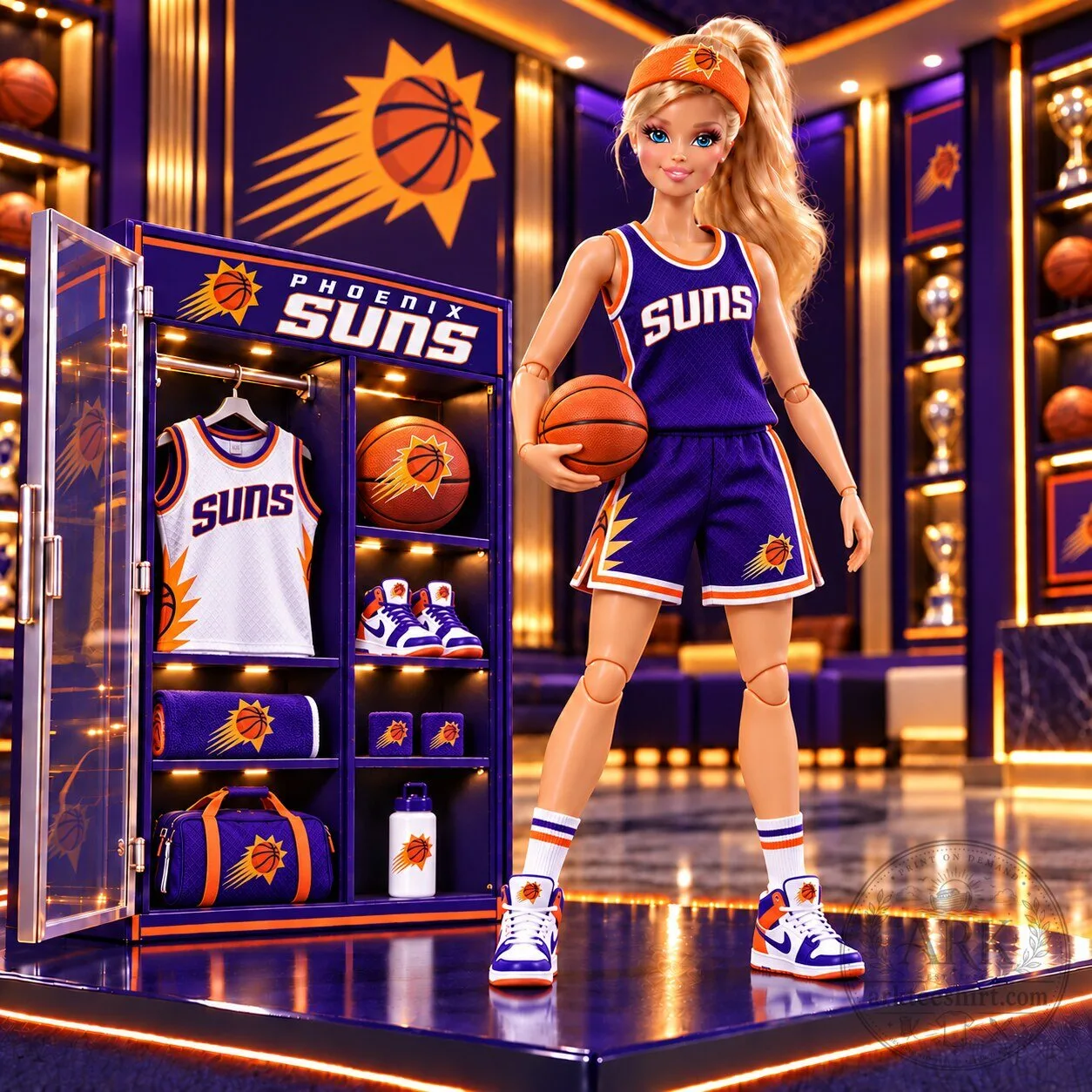 Phoenix Suns Barbie Doll Basketball Player Collectible Figure