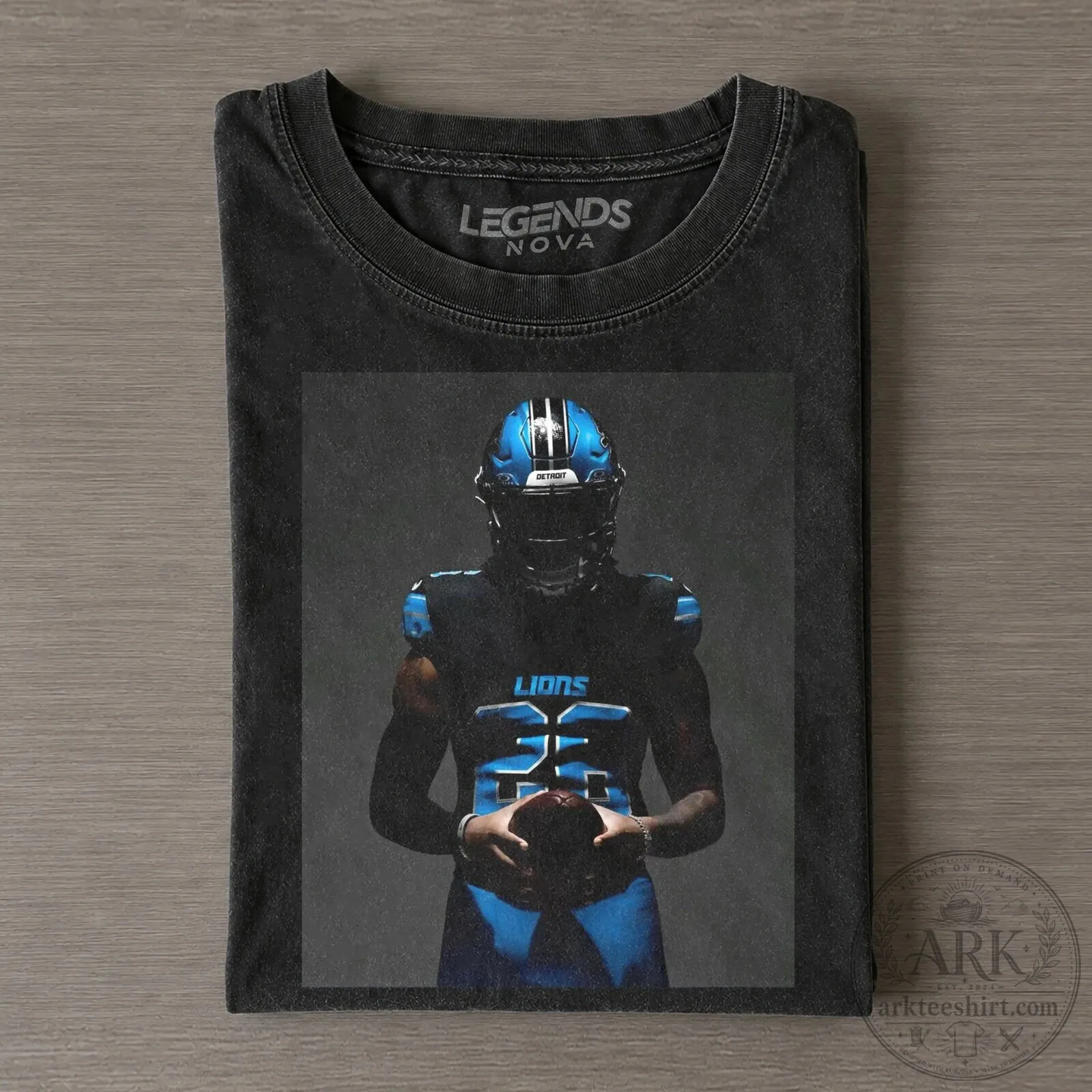 Jahmyr Gibbs Football Player Detroit Lions Graphic T-Shirt