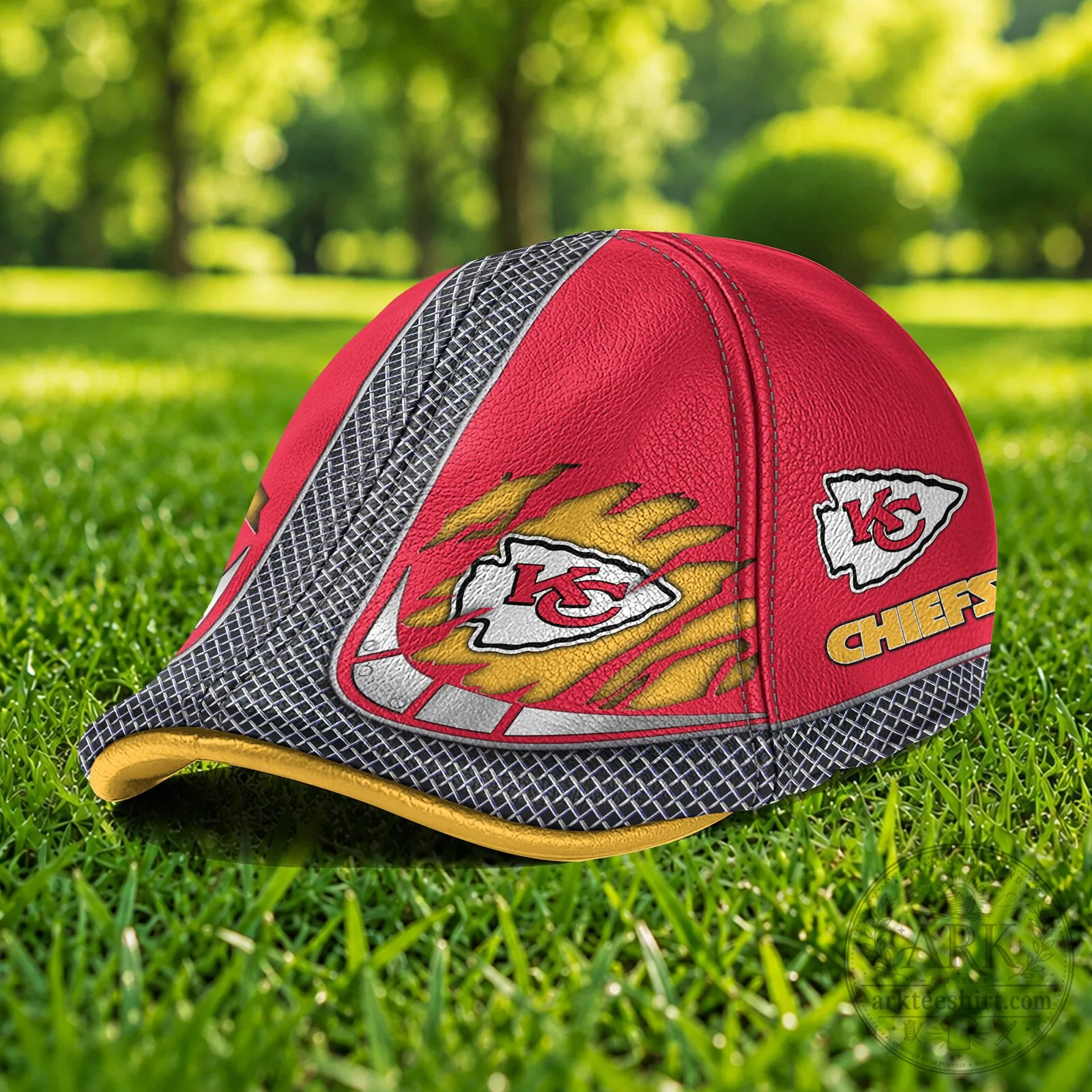 Kansas City Chiefs NFL Football Team Ivy Cap Flat Hat
