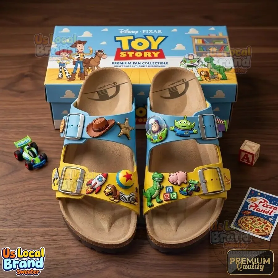 Toy Story Disney Pixar Woody Buzz Lightyear Alien Sandals