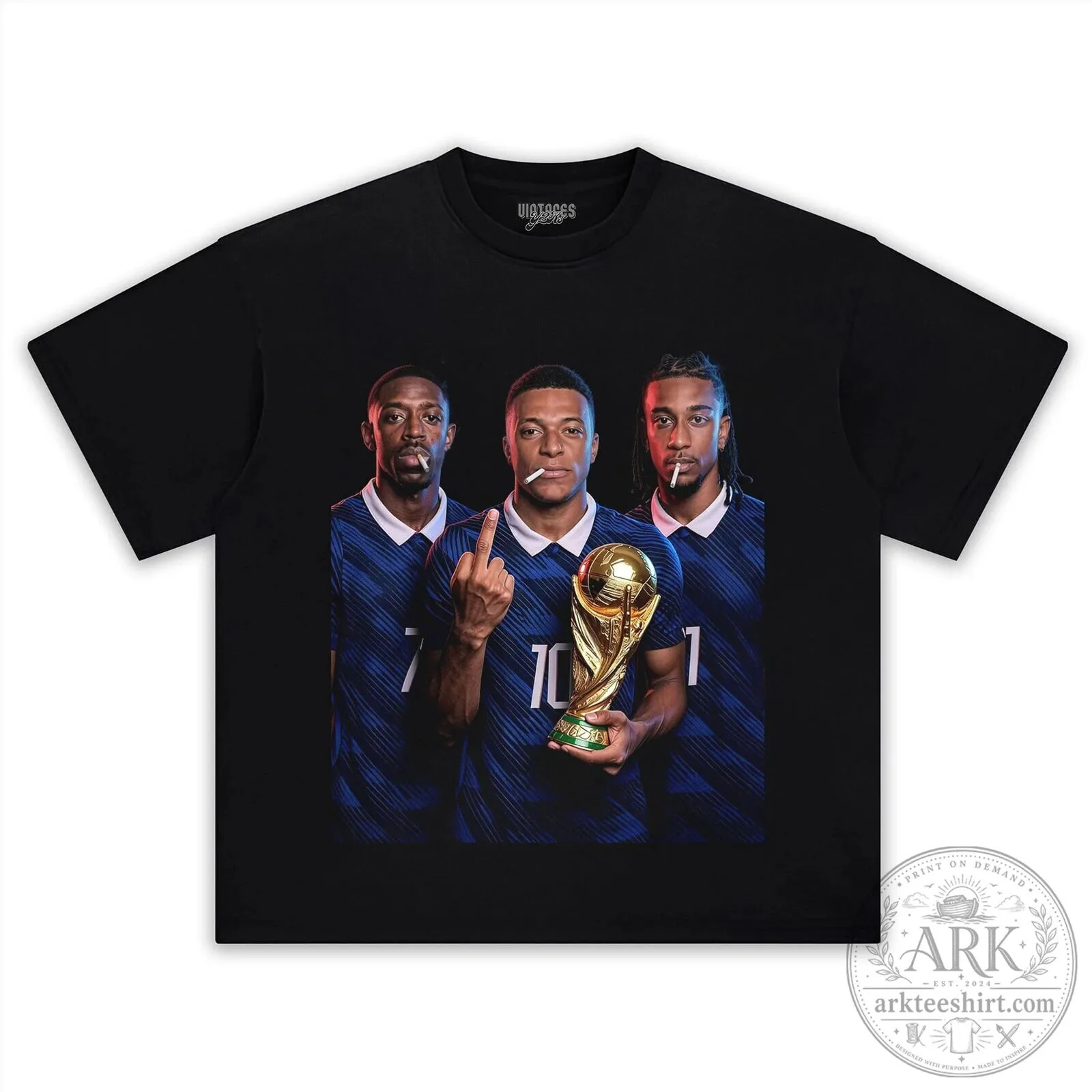 Ousmane Dembélé Kylian Mbappé Michael Olise Football T-Shirt
