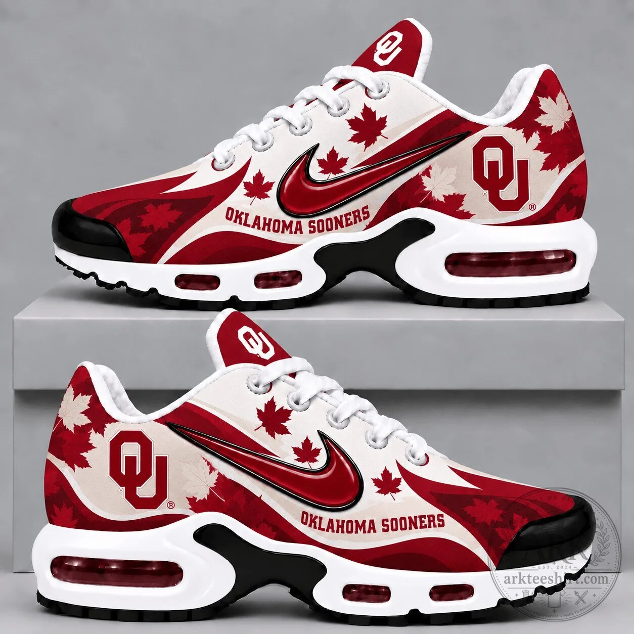 Oklahoma Sooners Fall Season Air Max Running Shoes