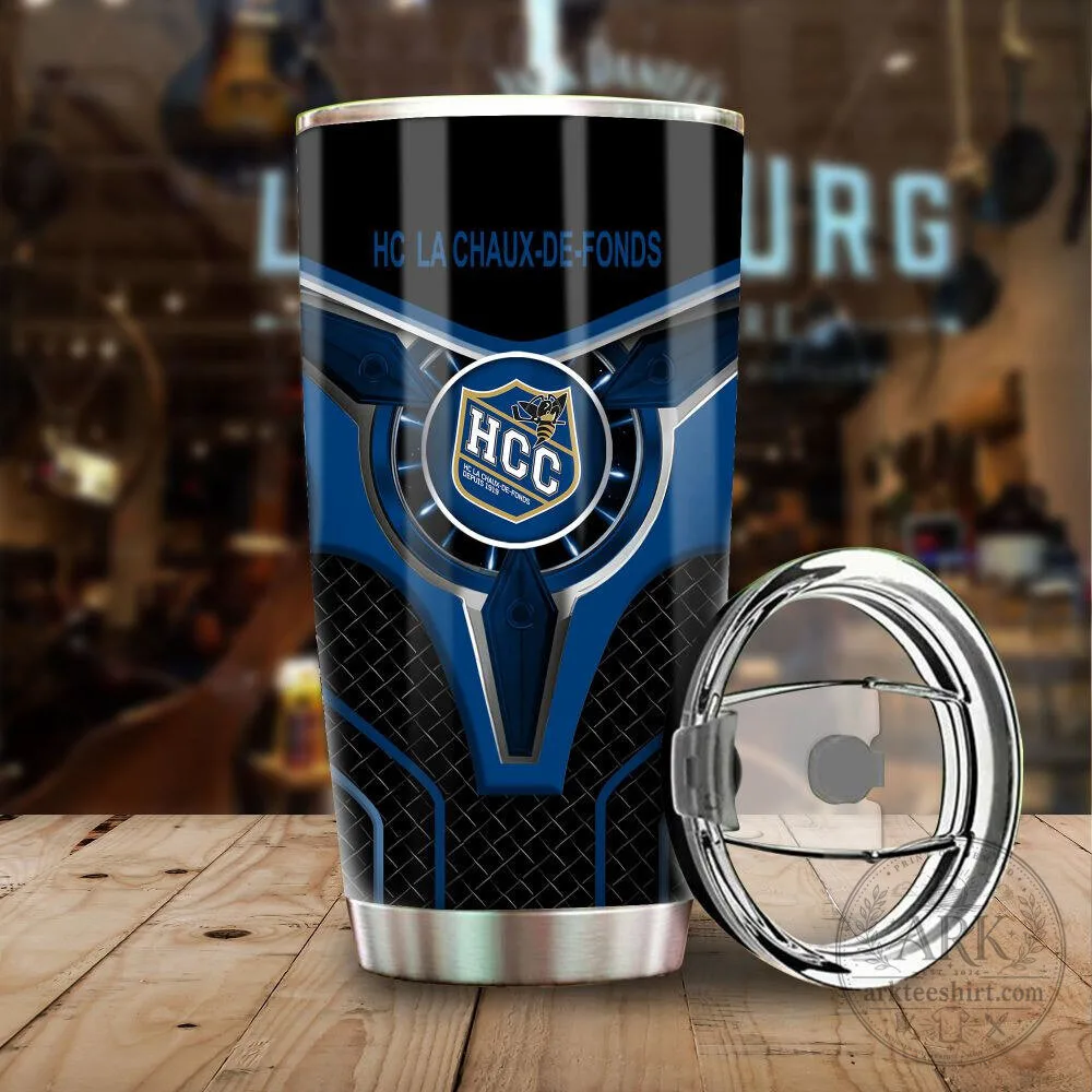 HC La Chaux-de-Fonds Ice Hockey Club Fan Stainless Steel Tumbler