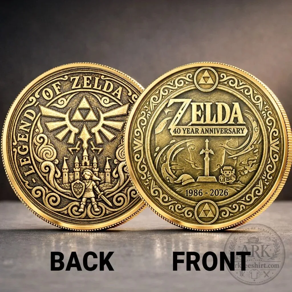 40th Anniversary Commemorative Gold Coin - The Legend of Zelda Collectible Edition