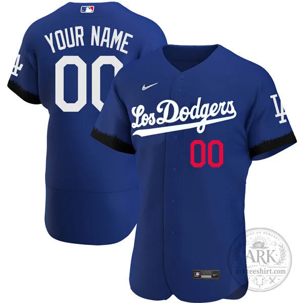 Personalized Baseball Jersey for Los Angeles Dodgers Fans