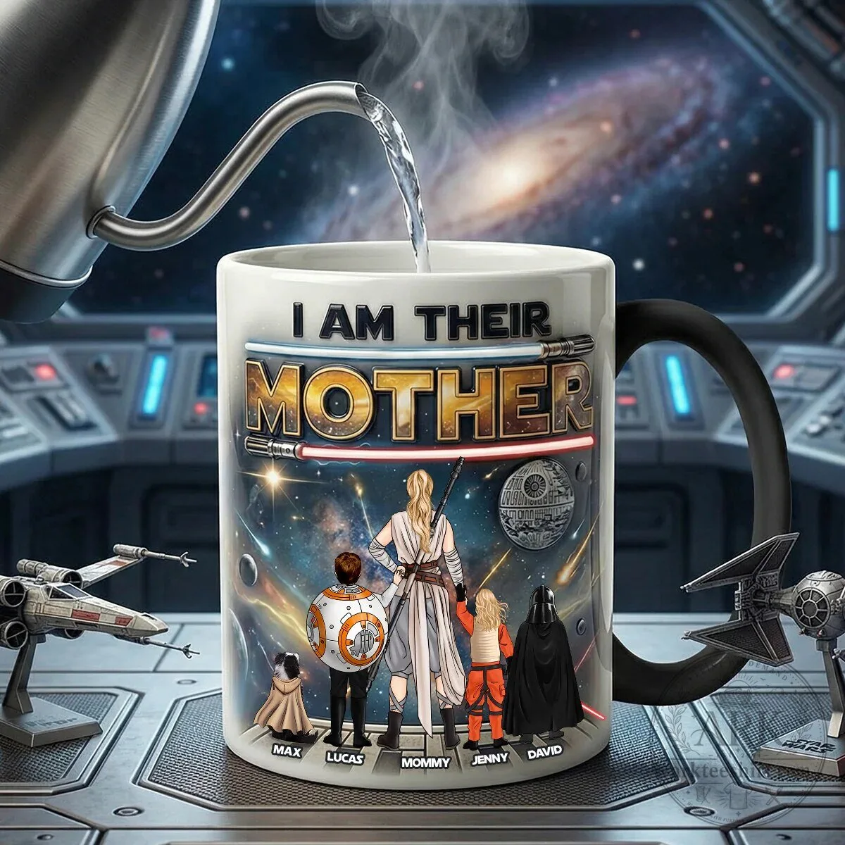 Personalized Star Wars I Am Their Mother Coffee Mug for Mom