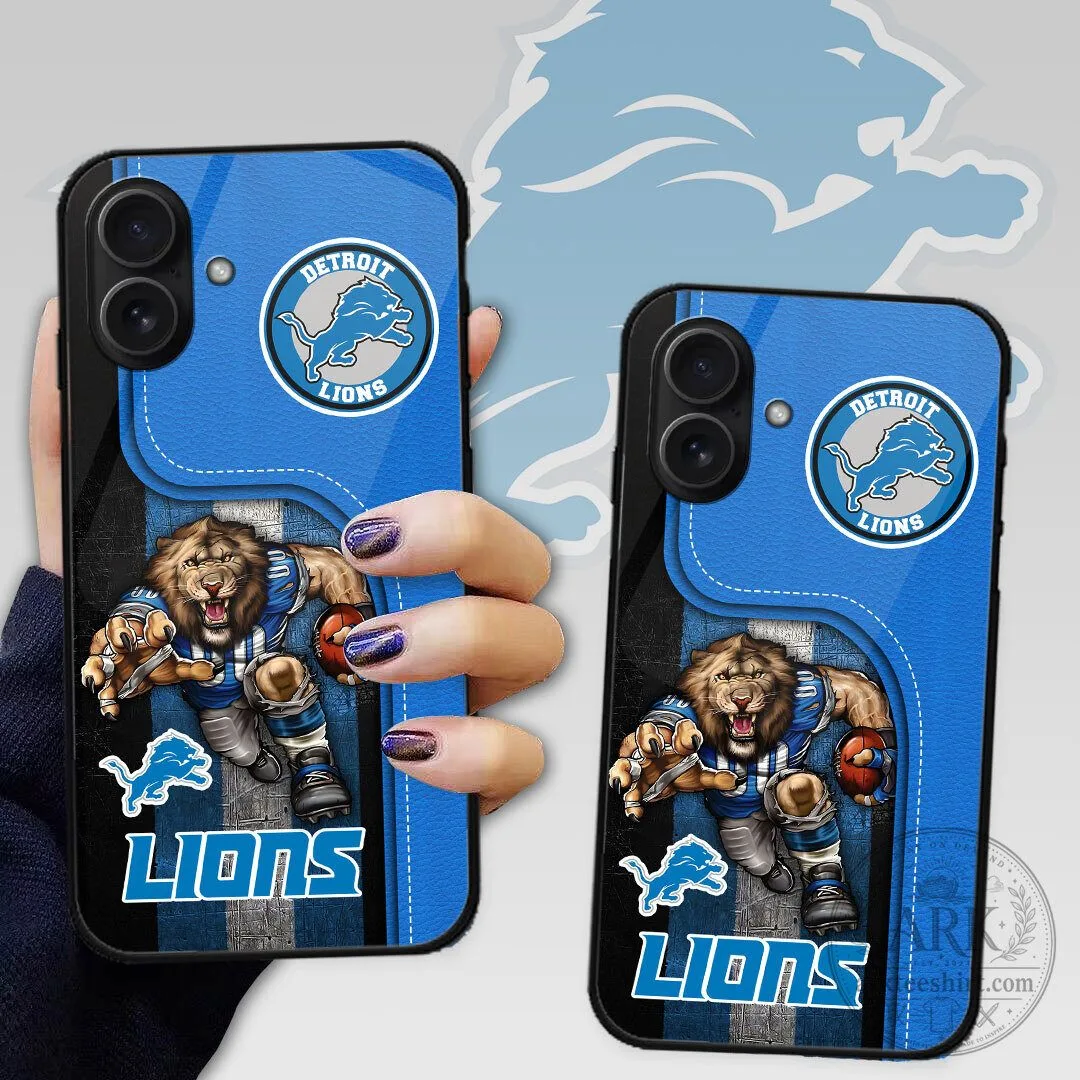 Detroit Lions Football Team Mascot Design Phone Case