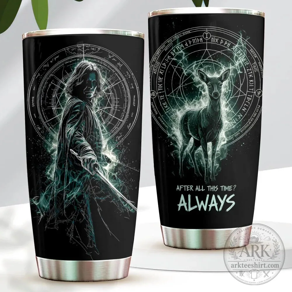 Harry Potter Severus Snape Patronus Always Quote Stainless Steel Tumbler